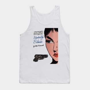 Modesty Blaise Book cover Pulp Fiction Tank Top